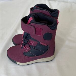 Merrell Kids' Burgundy and Black Boots
